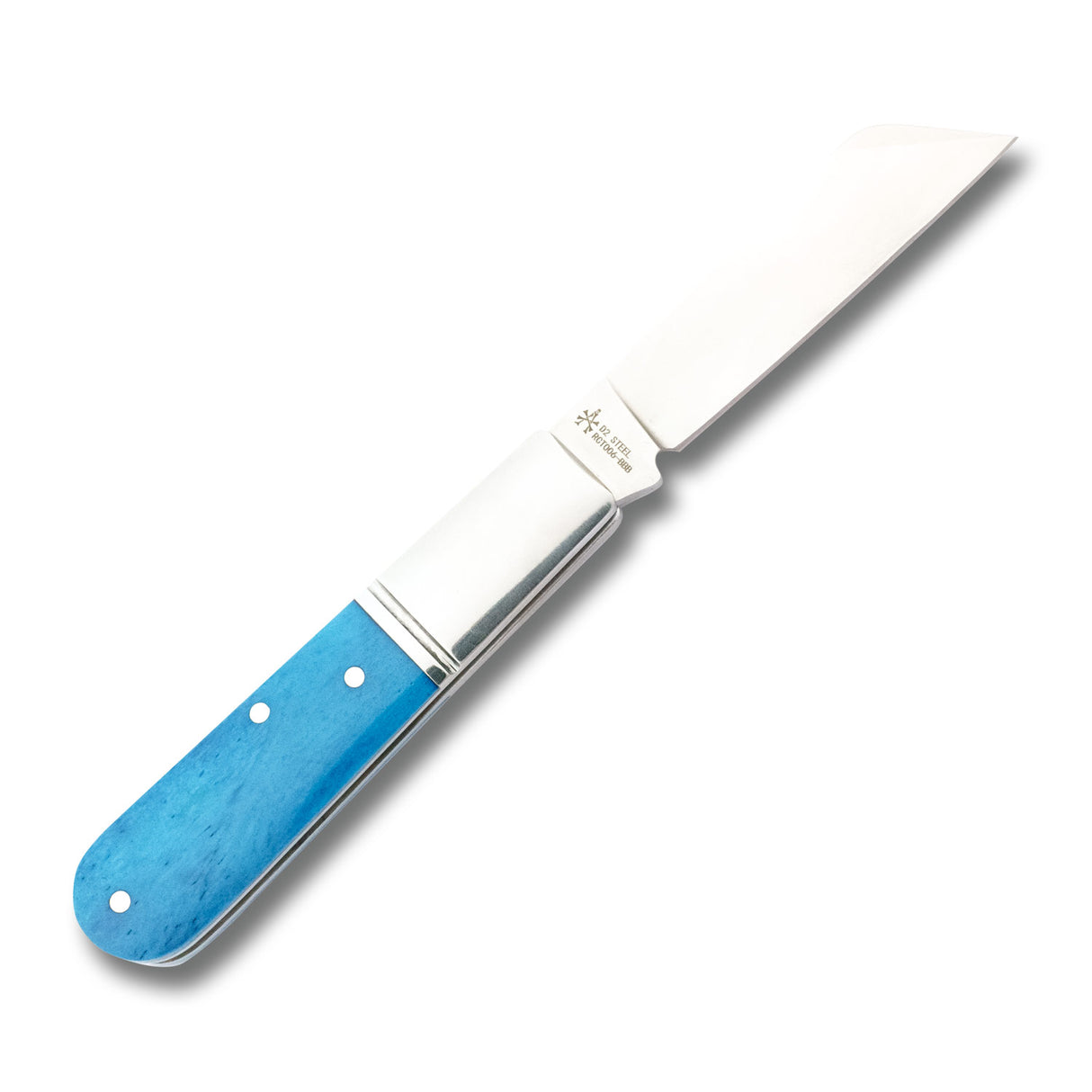 RoseCraft Blades Beaver Creek Barlow Bora Bora Blue Slipjoint - RCT006-BBB