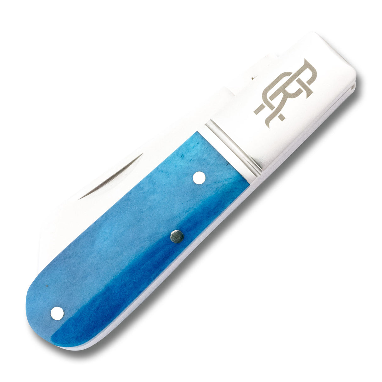 RoseCraft Blades Beaver Creek Barlow Bora Bora Blue Slipjoint - RCT006-BBB