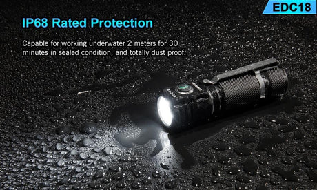 Lumintop | EDC18 | 2800 Lumens | Includes Samsung 18650 Battery, EDCFlashlight, Lumintop,Adventure Carry